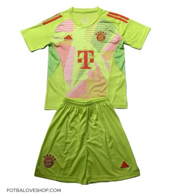 Bayern Munich Brankářské Dětské Domácí Dres 2024-25 Krátký Rukáv (+ trenýrky)